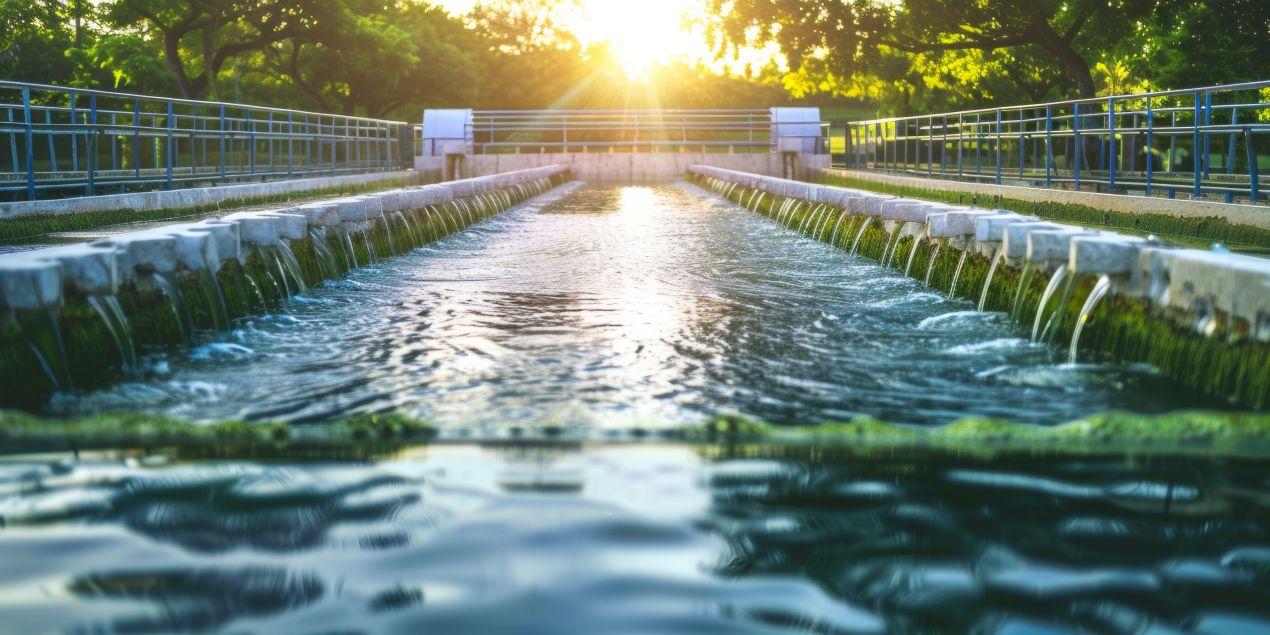 Wasseraufbereitungsanlage zur kontrollierten Abgabe von Regenwasser aus Stauraumkanälen